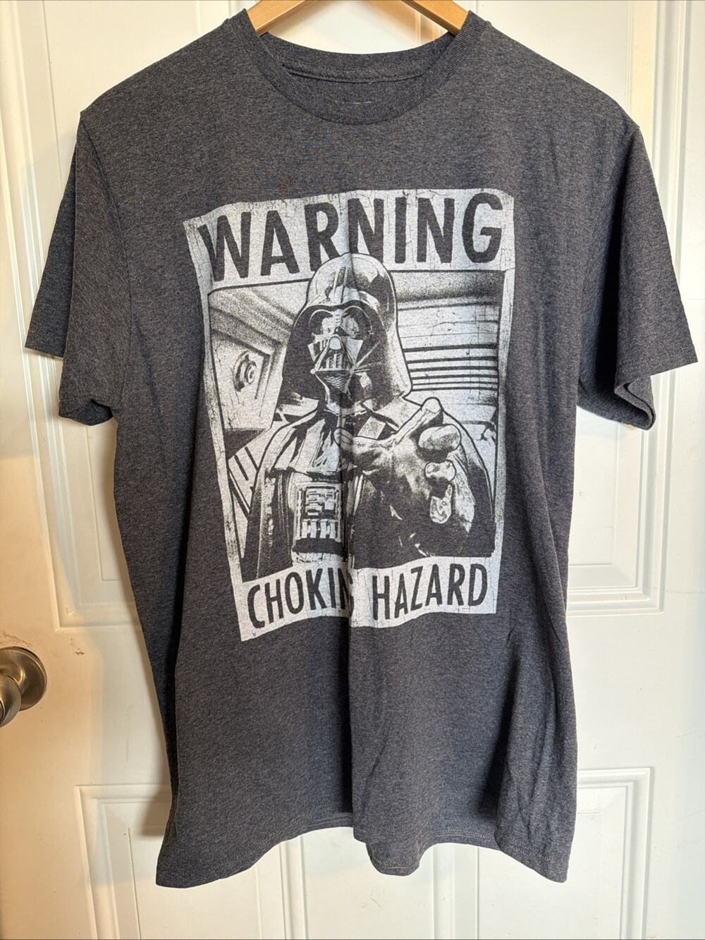 Star Wars Darth Vader Choking Hazard Officially Licensed Tee Size L